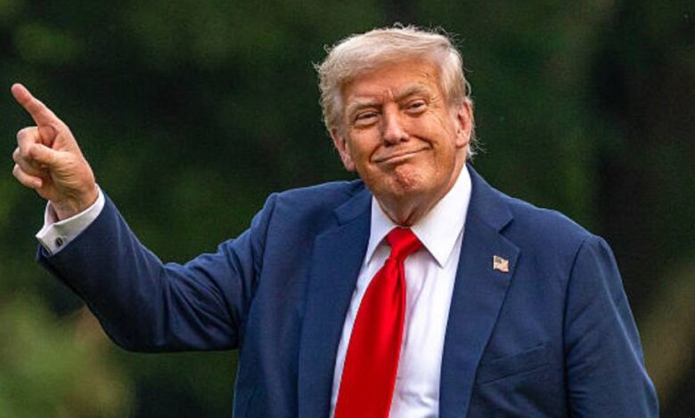 where is trump today?