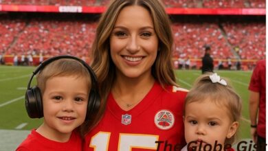 Brittany Mahomes and Kids Cheer on Patrick Mahomes