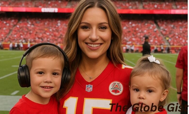 Brittany Mahomes and Kids Cheer on Patrick Mahomes