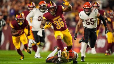 Washington Commanders vs Bengals Match Player Stats